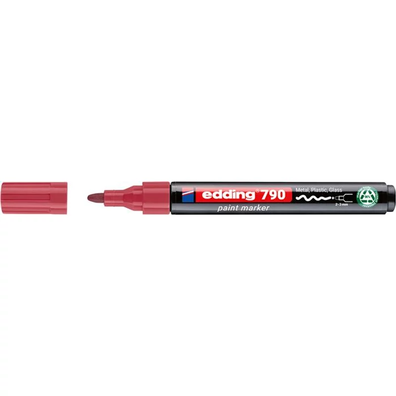 Lakkmarker, 2-3 mm, PCR, EDDING "790", rózsaszín