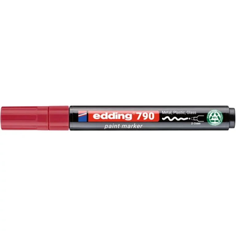 Lakkmarker, 2-3 mm, PCR, EDDING "790", rózsaszín