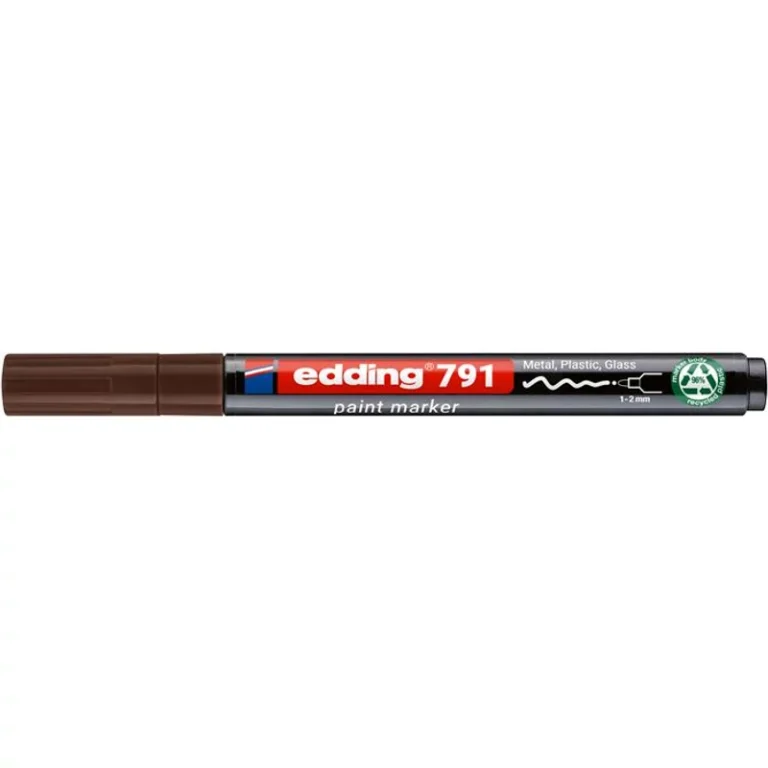 Lakkmarker, 1-2 mm, PCR, EDDING "791", barna