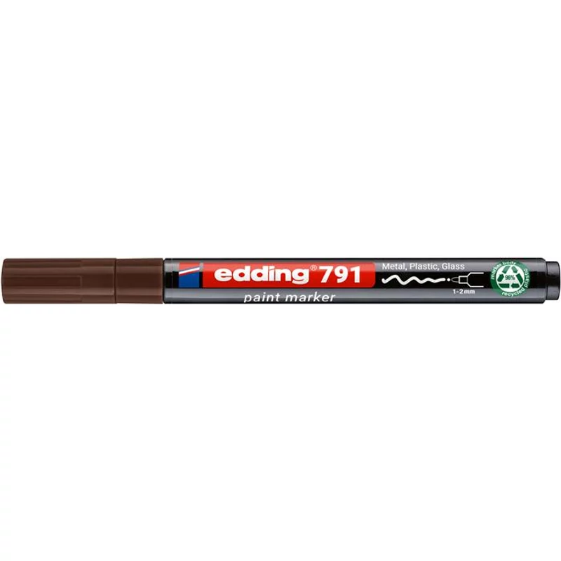 Lakkmarker, 1-2 mm, PCR, EDDING "791", barna