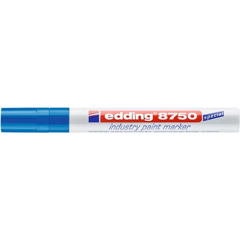 Lakkmarker, 2-4 mm, EDDING, "8750", kék