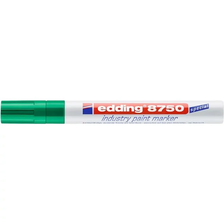 Lakkmarker, 2-4 mm, EDDING, "8750", zöld