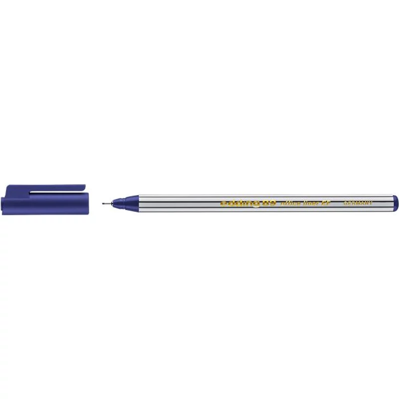 Tűfilc, 0,3 mm, EDDING "89 Office Liner", kék