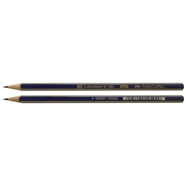 Grafitceruza, 2B, hatszögletű, FABER-CASTELL „Goldfaber”