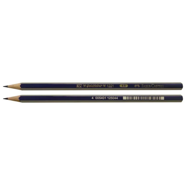 Grafitceruza, 4B, hatszögletű, FABER-CASTELL „Goldfaber”