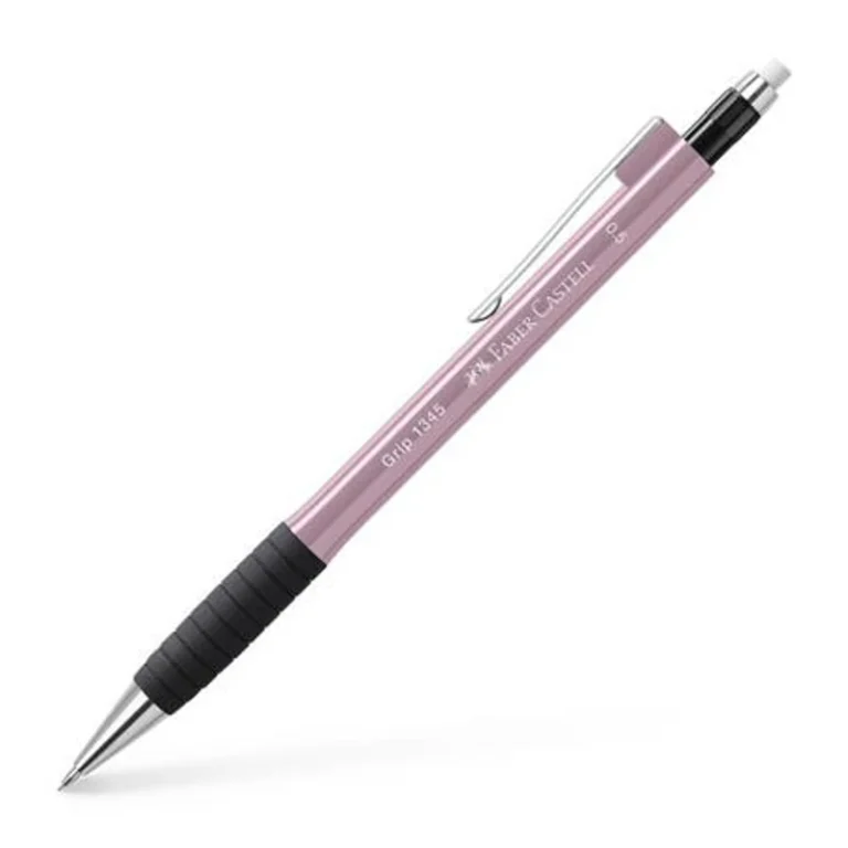Nyomósirón, 0,5 mm, FABER-CASTELL "Grip 1345", rózsa árnyékok