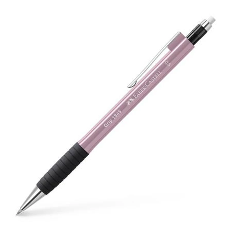 Nyomósirón, 0,5 mm, FABER-CASTELL "Grip 1345", rózsa árnyékok