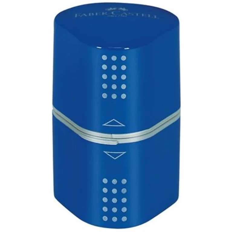 Hegyező, háromlyukú, FABER-CASTELL "Grip 2001 Trio", vegyes színek