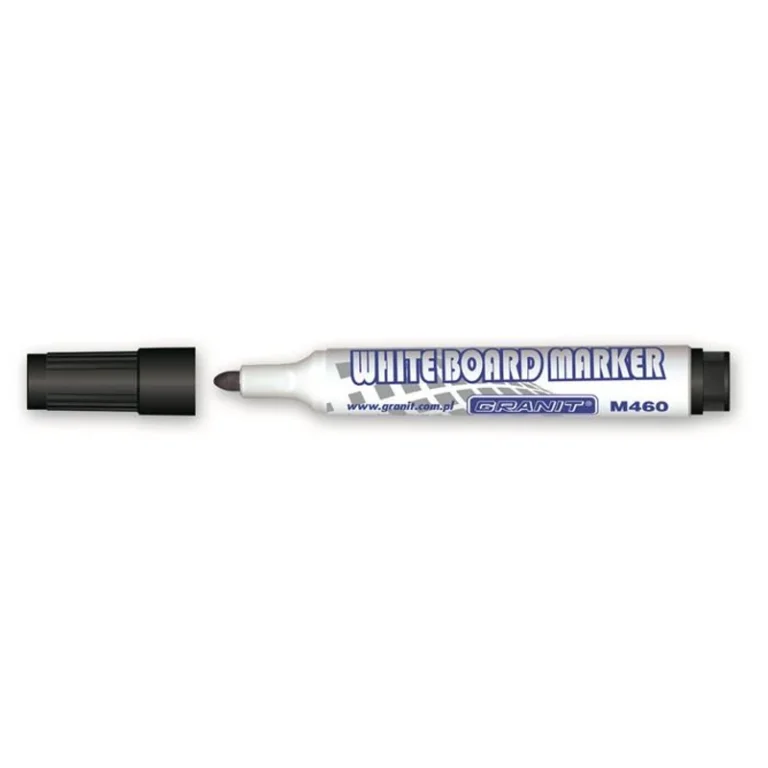Táblamarker, 2-3 mm, kúpos, GRANIT "M460", fekete