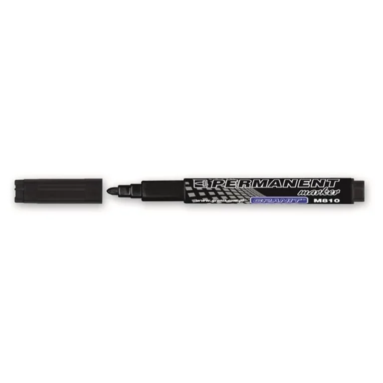 Alkoholos marker, 1,5-2,5 mm, kúpos, GRANIT "Piccolo M810", fekete