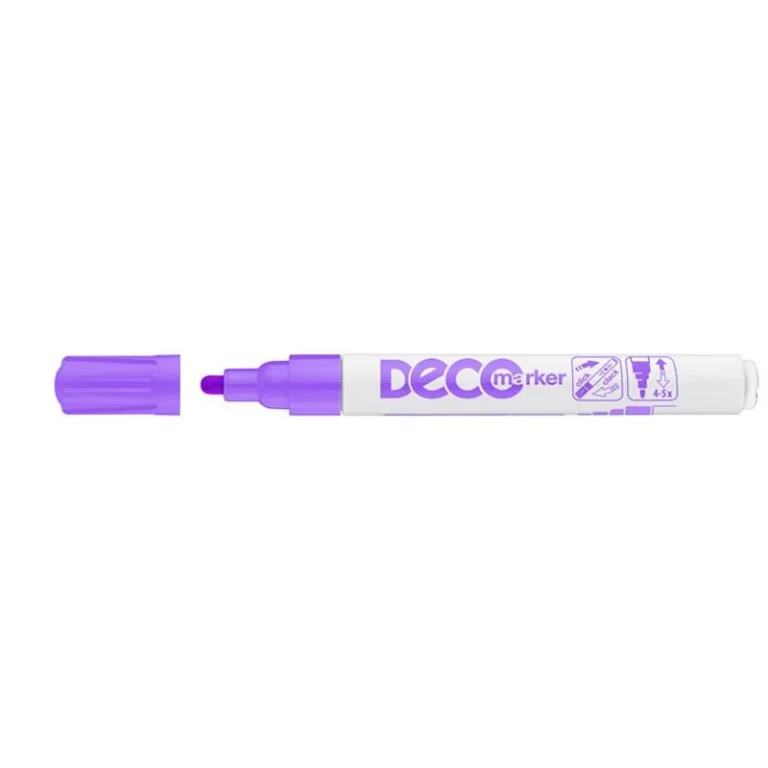 Lakkmarker, 2-4 mm, ICO "Decomarker" lila