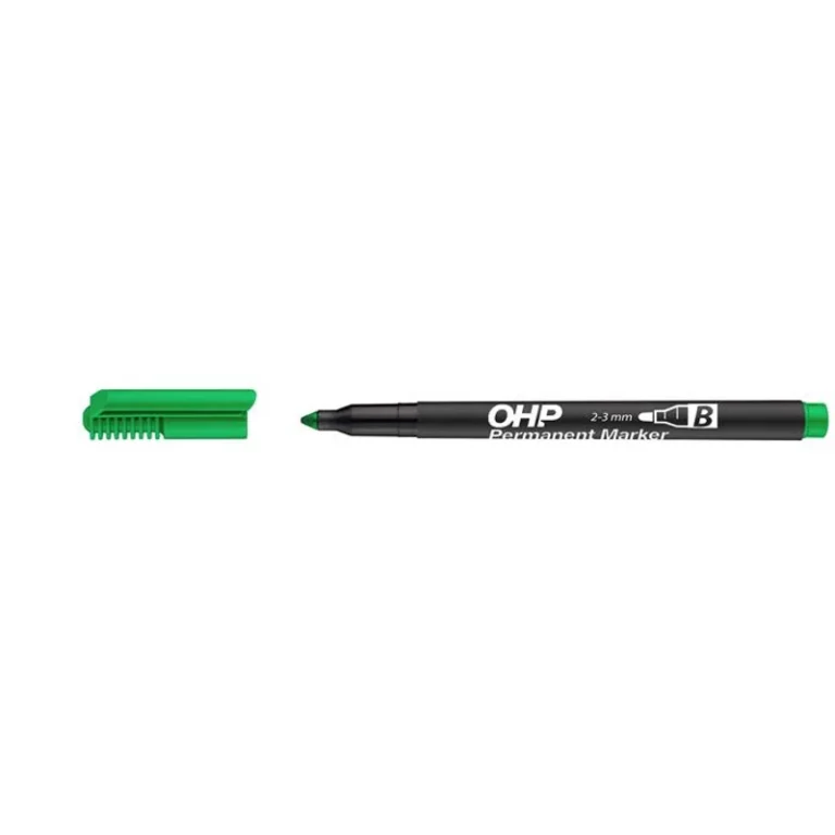 Alkoholos marker, OHP, 2-3 mm, B, ICO, zöld