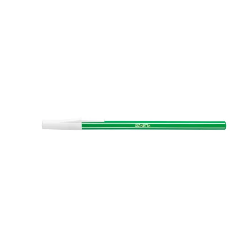 Golyóstoll, 0,7 mm, kupakos, ICO "Signetta", zöld