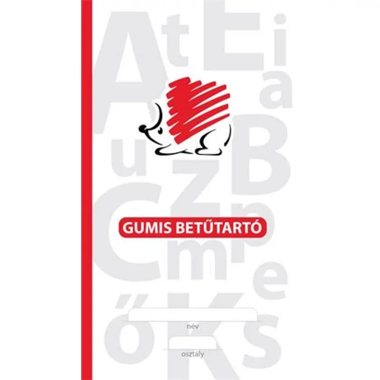Betűtartó, gumis, ICO "Süni"