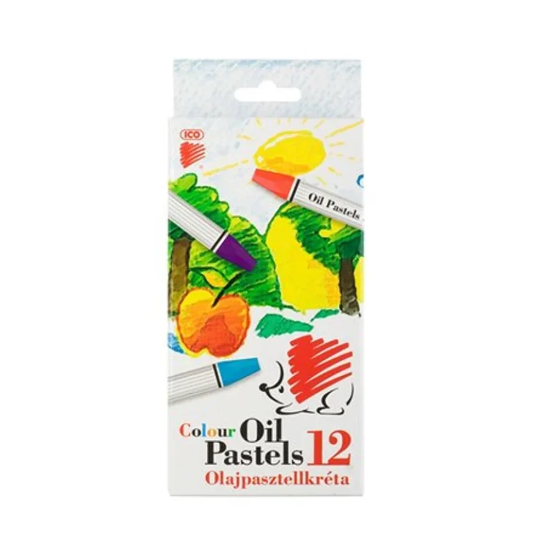 Olajpasztell kréta, ICO „Süni”, 12 különböző szín