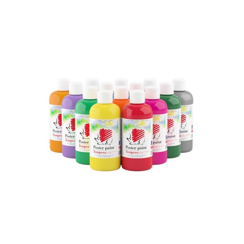 Tempera, 500 ml, ICO "Süni", fehér,Tempera, 500 ml, ICO "Süni", fehér