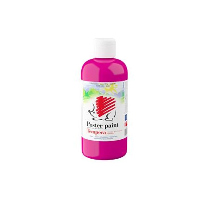 Tempera, 500 ml, ICO "Süni", rózsaszín