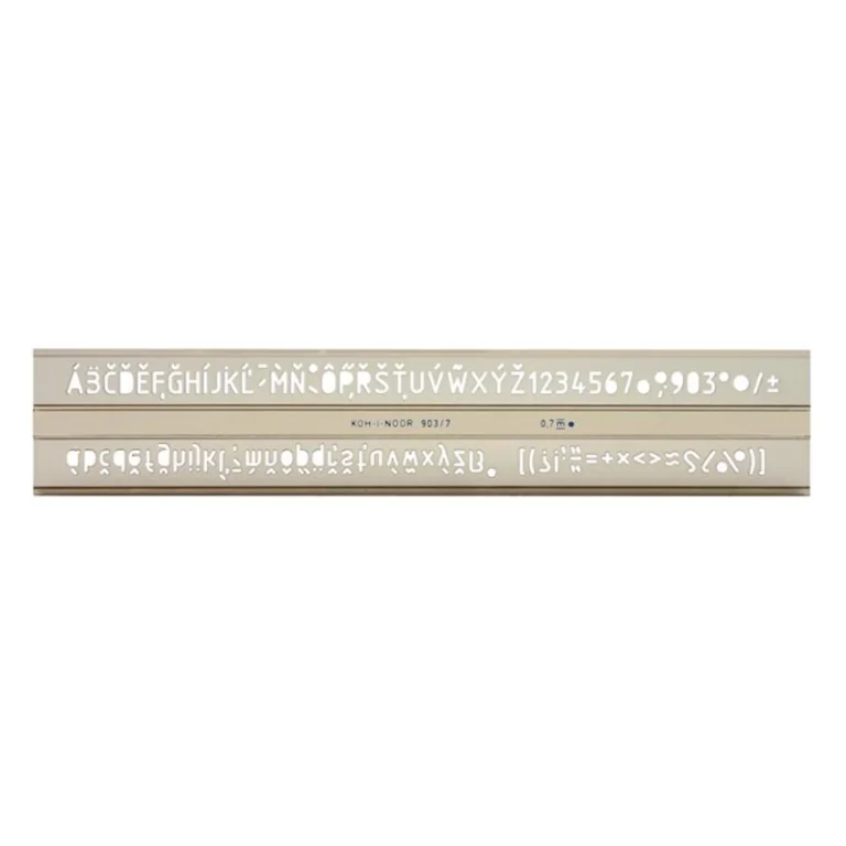 Betűsablon, 7 mm, KOH-I-NOOR