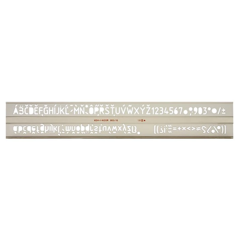 Betűsablon, 10 mm, KOH-I-NOOR