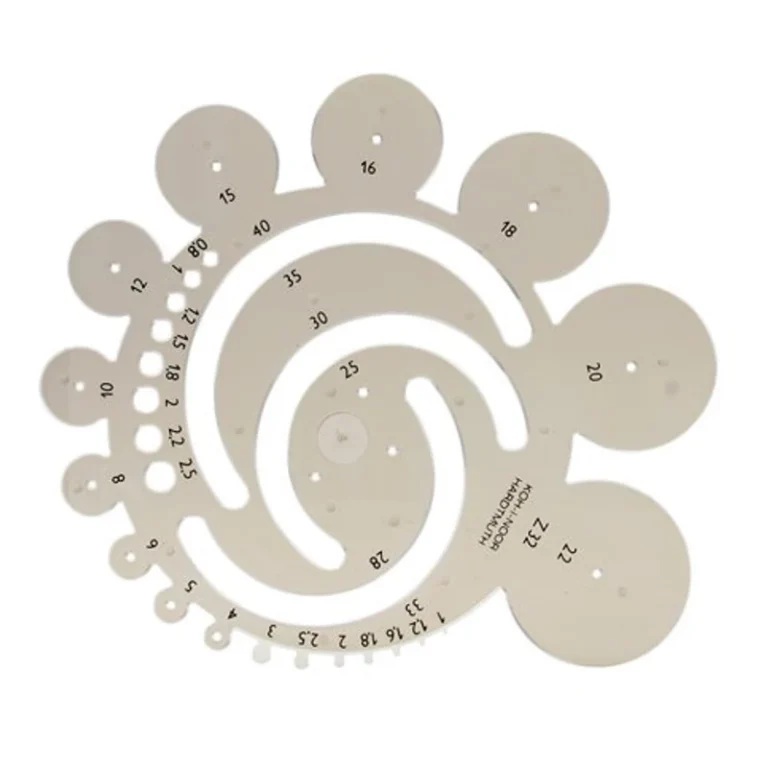 Radius sablon, műanyag, KOH-I-NOOR „z32”