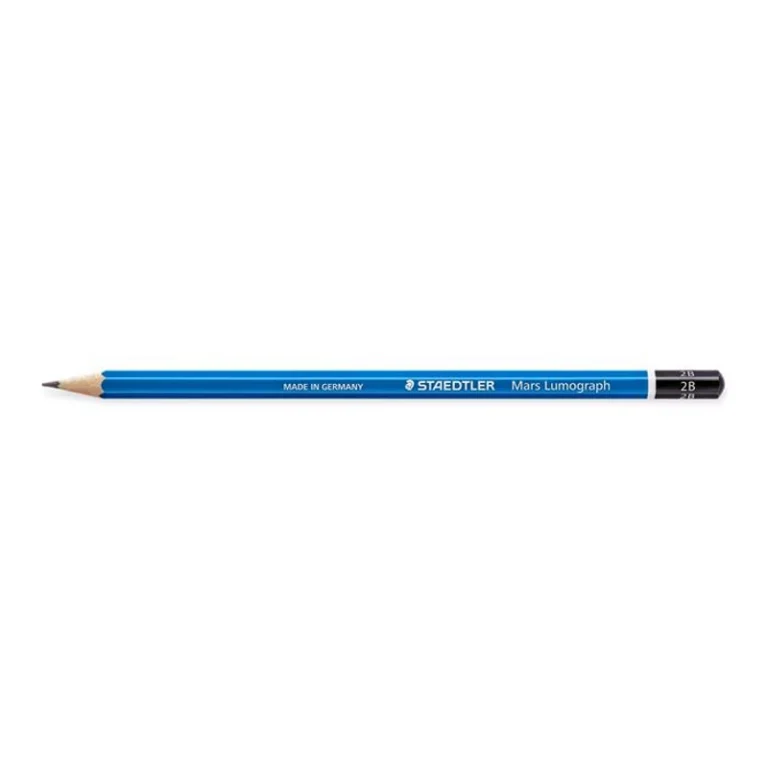 Grafitceruza, 2B, hatszögletű, STAEDTLER "Mars Lumograph 100"
