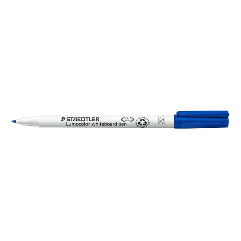 Táblamarker, 1 mm, M, kúpos, STAEDTLER "Lumocolor 301", kék