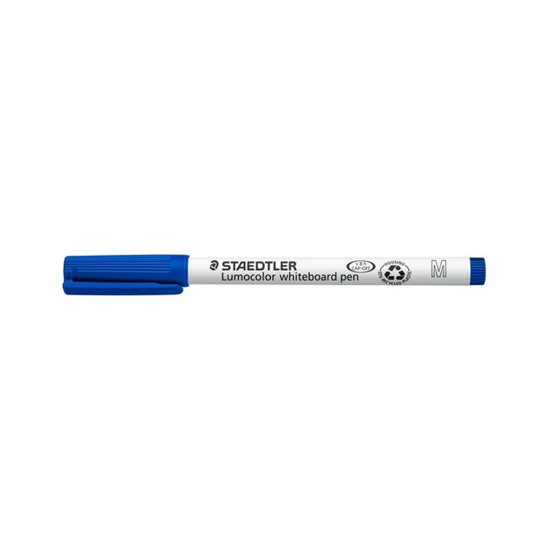 Táblamarker, 1 mm, M, kúpos, STAEDTLER "Lumocolor 301", kék