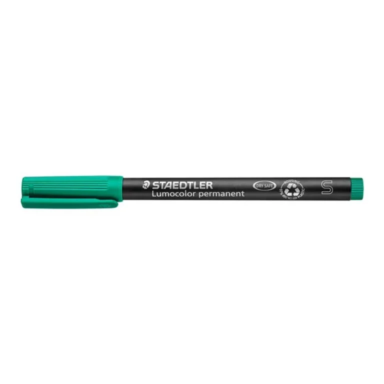 Alkoholos marker, OHP, 0,4 mm, STAEDTLER "Lumocolor® 313 S", zöld