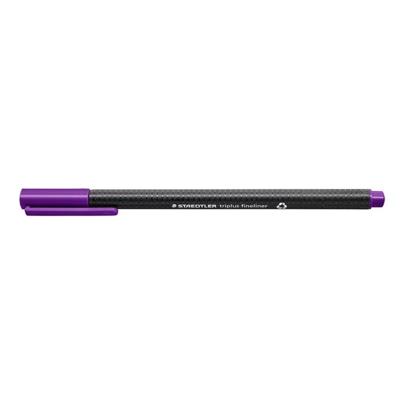 Tűfilc, 0,3 mm, STAEDTLER "Triplus 334", sötétlila
