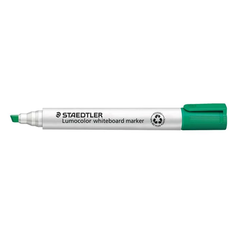 Táblamarker, 2-5 mm, vágott, STAEDTLER "Lumocolor® 351 B", zöld