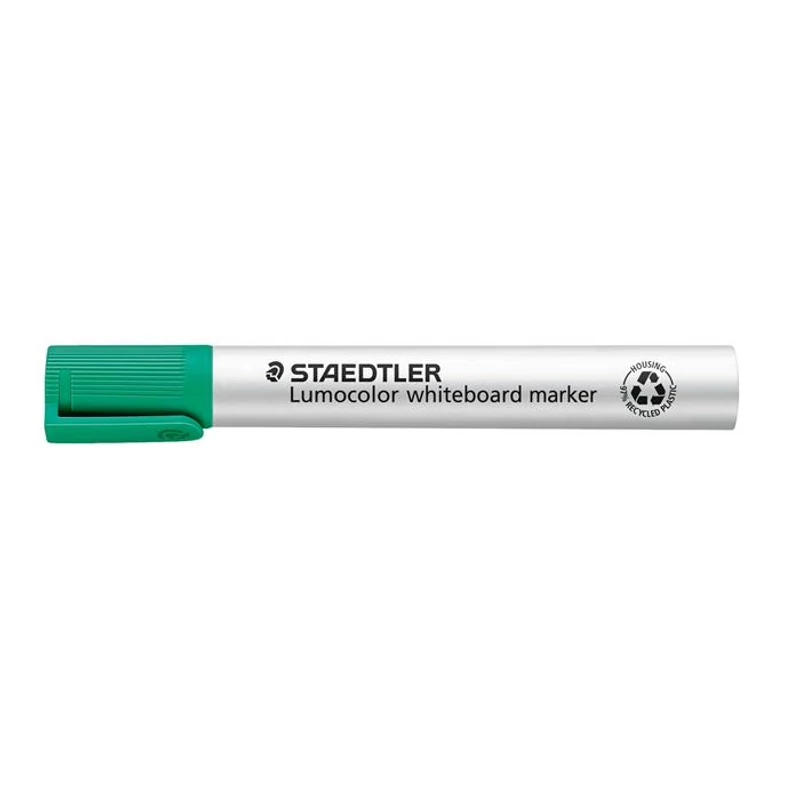 Táblamarker, 2-5 mm, vágott, STAEDTLER "Lumocolor® 351 B", zöld