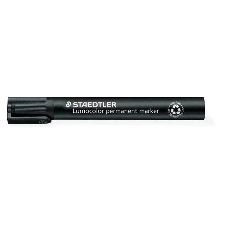 Alkoholos marker, 2 mm, kúpos, STAEDTLER "Lumocolor® 352", fekete