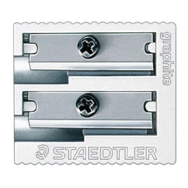 Hegyező, kétlyukú, fém, STAEDTLER "510 20"