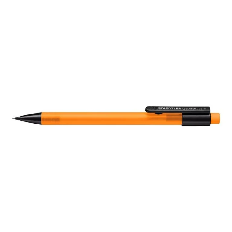 Nyomósirón, 0,5 mm, STAEDTLER "Graphite 777", narancssárga