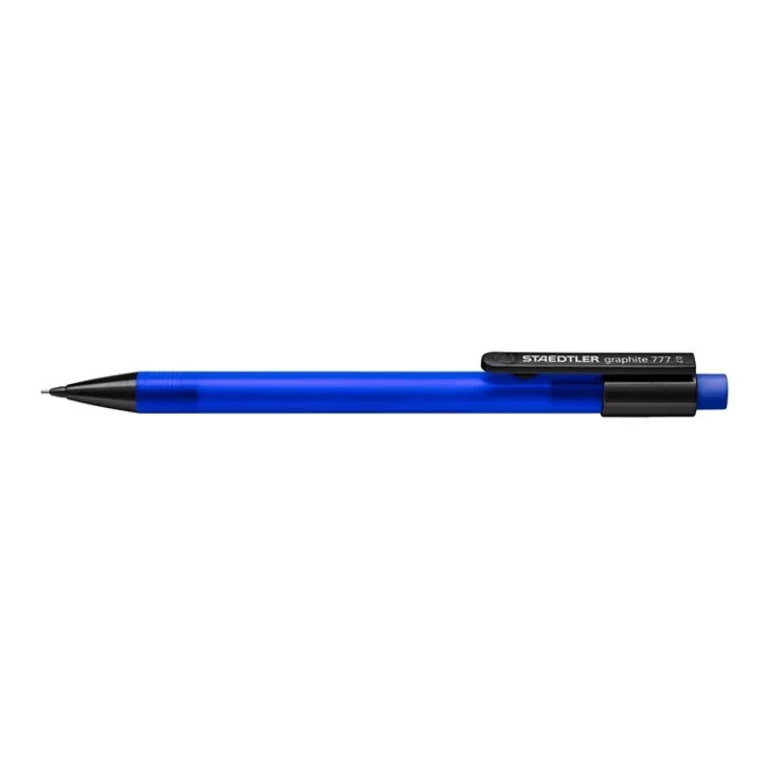 Nyomósirón, 0,7 mm, STAEDTLER "Graphite 777", kék