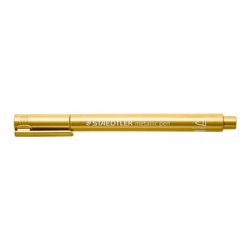 Dekormarker, 1-2 mm, kúpos, STAEDTLER "8323", arany,Dekormarker, 1-2 mm, kúpos, STAEDTLER "8323", arany,Dekormarker, 1-2 mm, kúpos, STAEDTLER "8323", arany