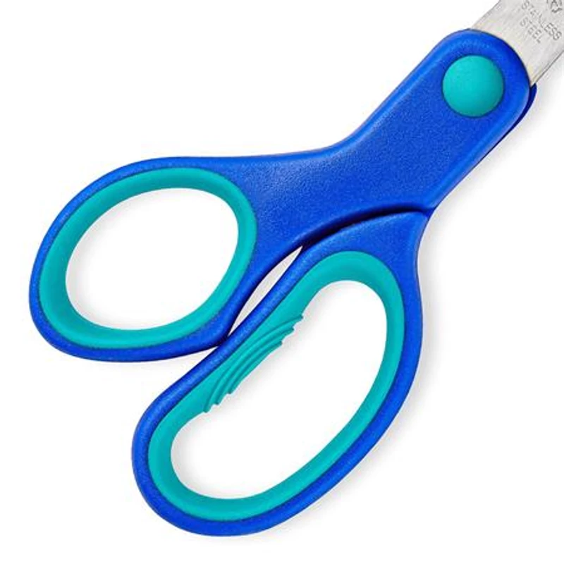 Olló, iskolai, 14 cm, balkezes, STAEDTLER „Noris 965”, kék