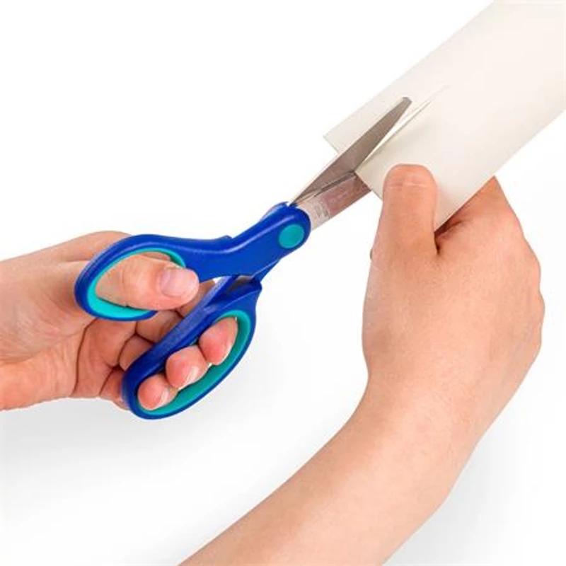 Olló, iskolai, 14 cm, balkezes, STAEDTLER „Noris 965”, kék