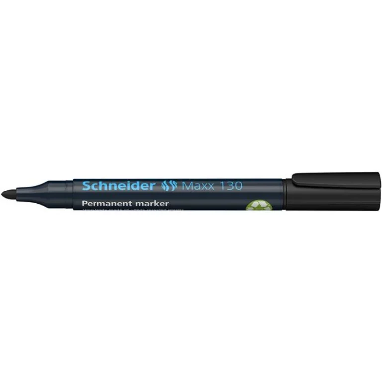 Alkoholos marker, 1-3 mm, kúpos, SCHNEIDER "Maxx 130", fekete