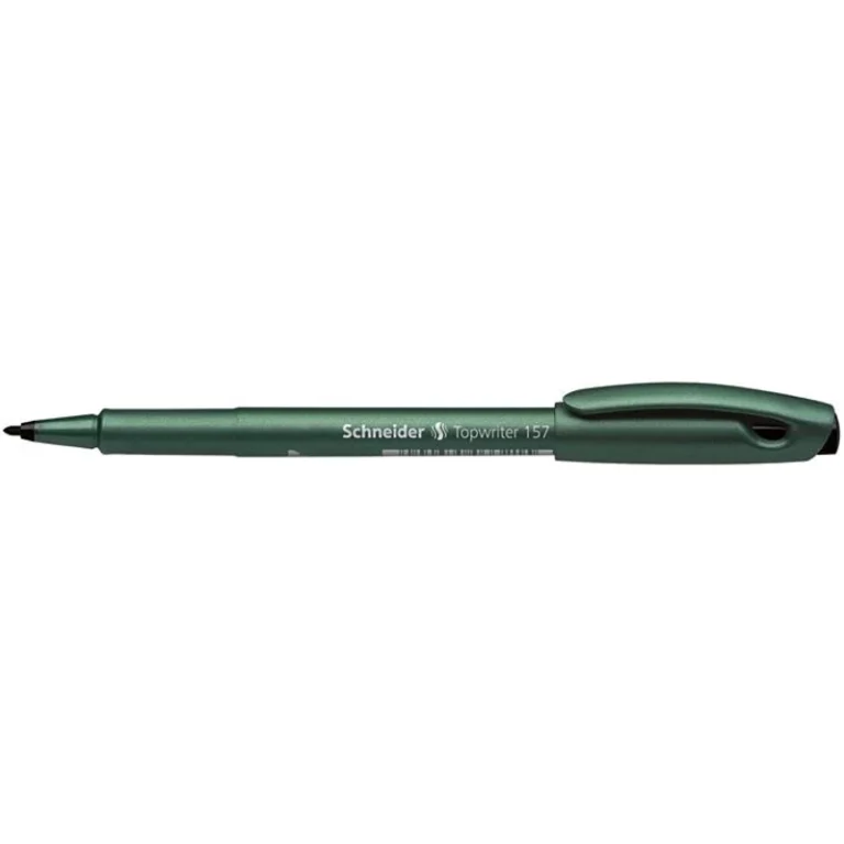 Filctoll, 0,8 mm, SCHNEIDER "Topwriter 157", fekete