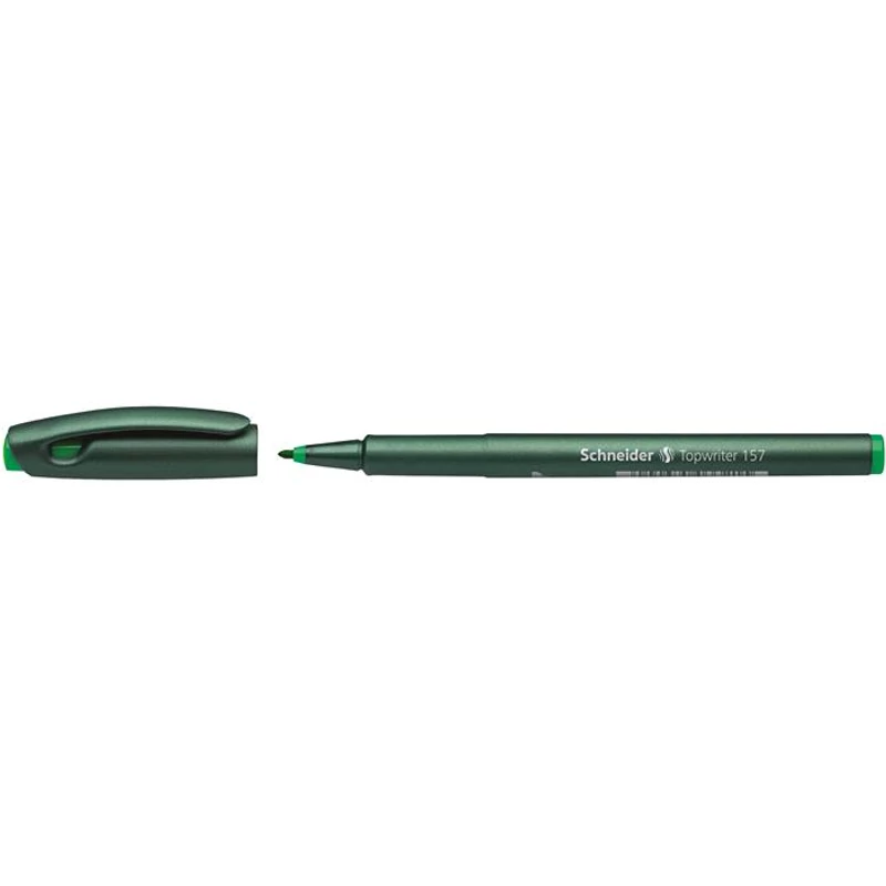 Filctoll, 0,8 mm, SCHNEIDER "Topwriter 157", zöld,Filctoll, 0,8 mm, SCHNEIDER "Topwriter 157", zöld,Filctoll, 0,8 mm, SCHNEIDER "Topwriter 157", zöld