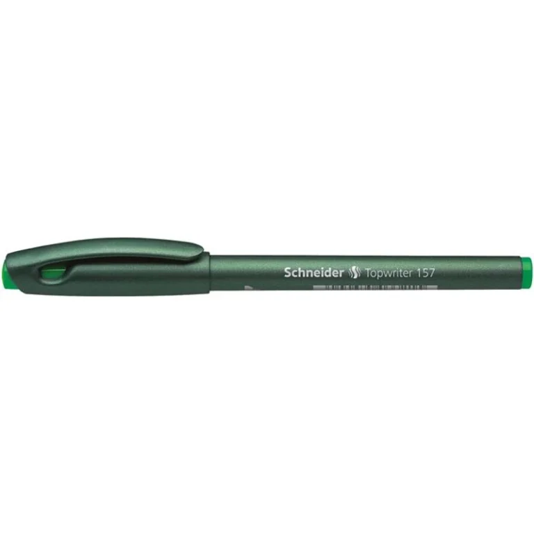 Filctoll, 0,8 mm, SCHNEIDER "Topwriter 157", zöld