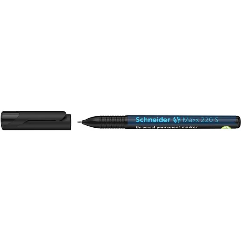 Alkoholos marker, OHP, 0,4 mm, SCHNEIDER "Maxx 220 S", fekete