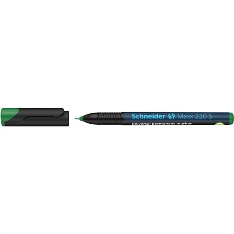 Alkoholos marker, OHP, 0,4 mm, SCHNEIDER "Maxx 220 S", zöld
