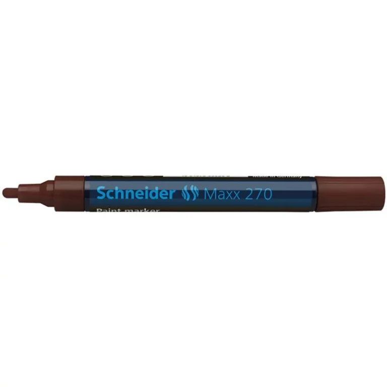 Lakkmarker, 1-3 mm, SCHNEIDER "Maxx 270", barna