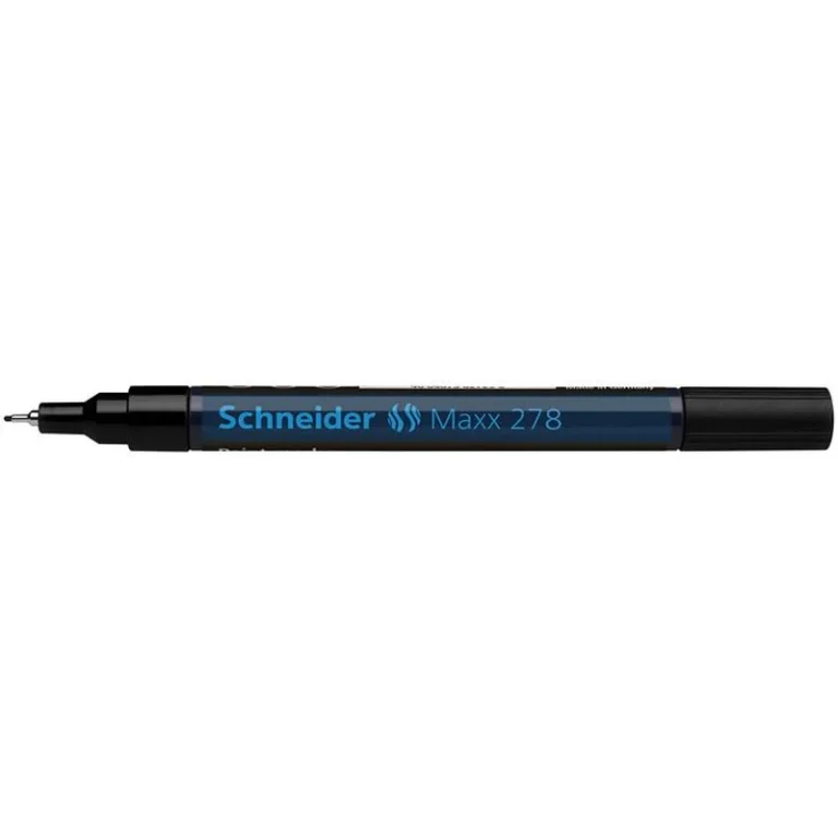 Lakkmarker, 0,8 mm, SCHNEIDER "Maxx 278", fekete