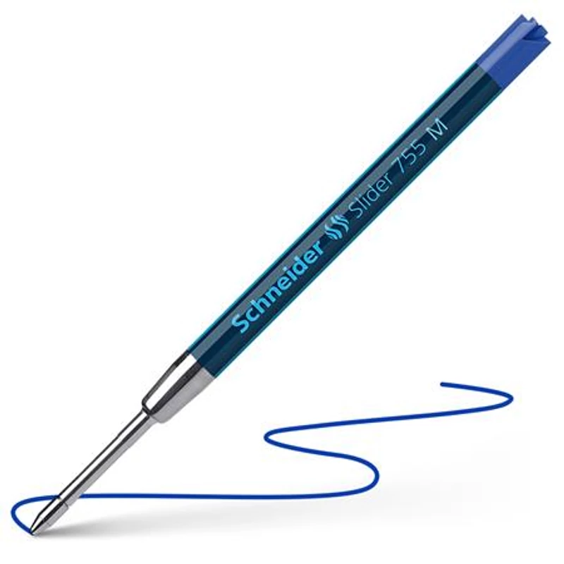Golyóstollbetét, 0,5 mm, SCHNEIDER "Slider 755", kék,Golyóstollbetét, 0,5 mm, SCHNEIDER "Slider 755", kék