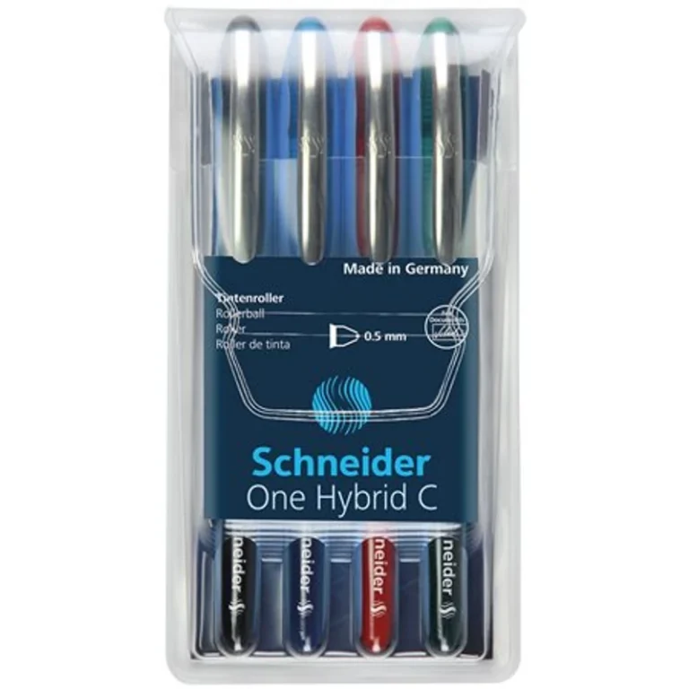 Rollertoll készlet, 0,5 mm, SCHNEIDER "One Hybrid C", 4 szín