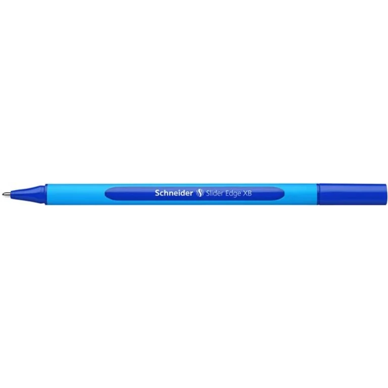 Golyóstoll, 0,7 mm, kupakos, SCHNEIDER "Slider Edge XB", kék