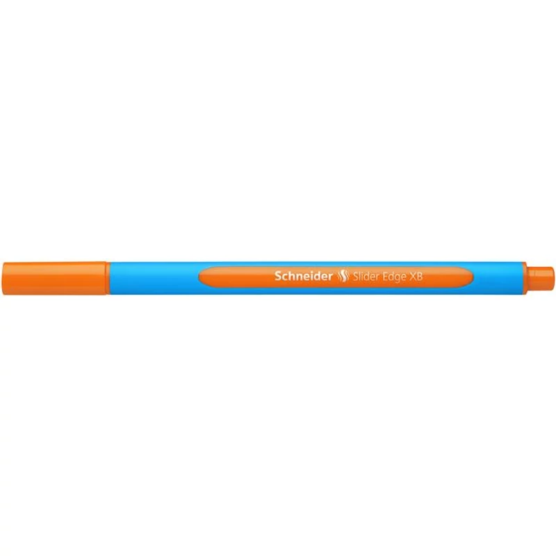 Golyóstoll, 0,7 mm, kupakos, SCHNEIDER "Slider Edge XB", narancssárga